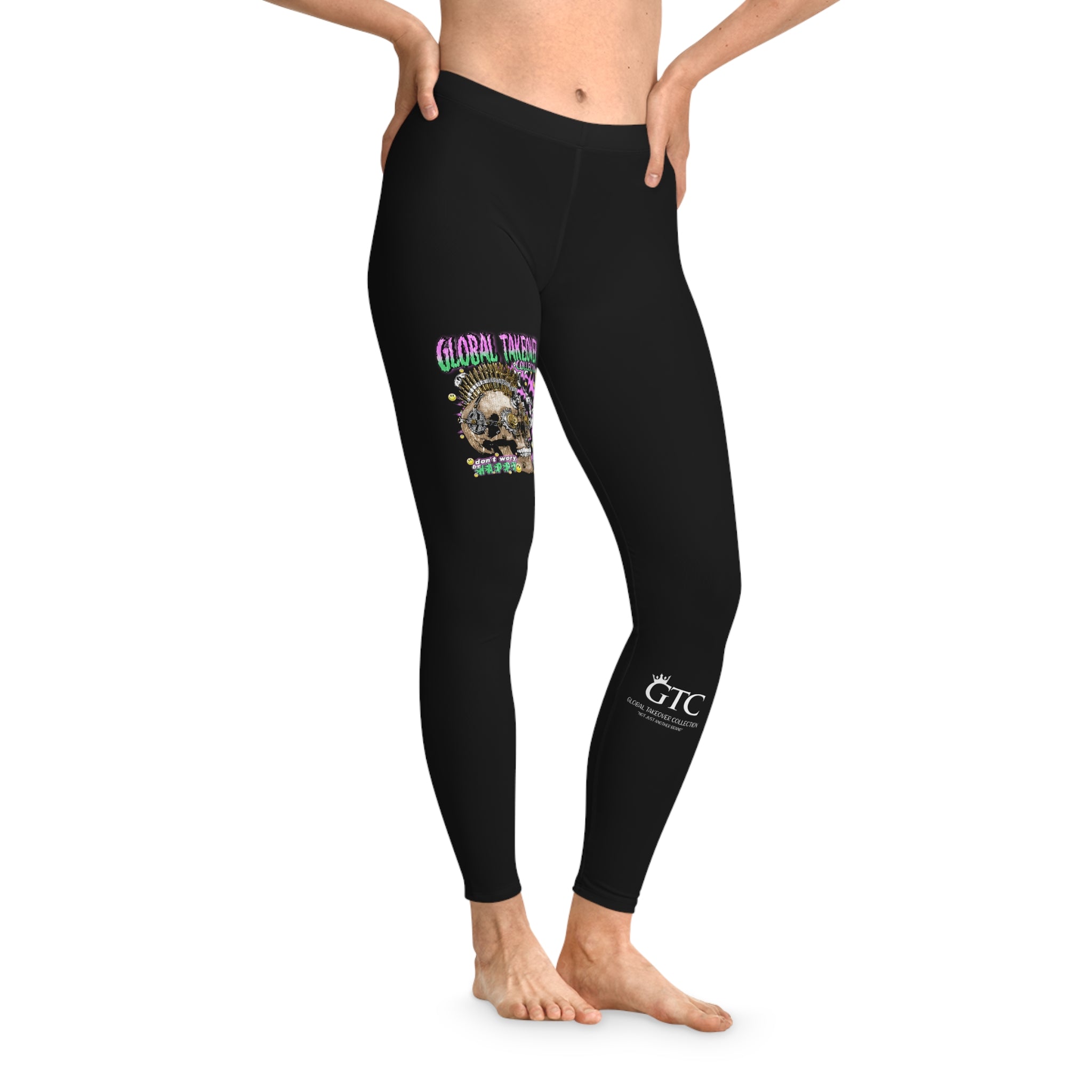 GTC Midnight Black Happy Athletic Leggings