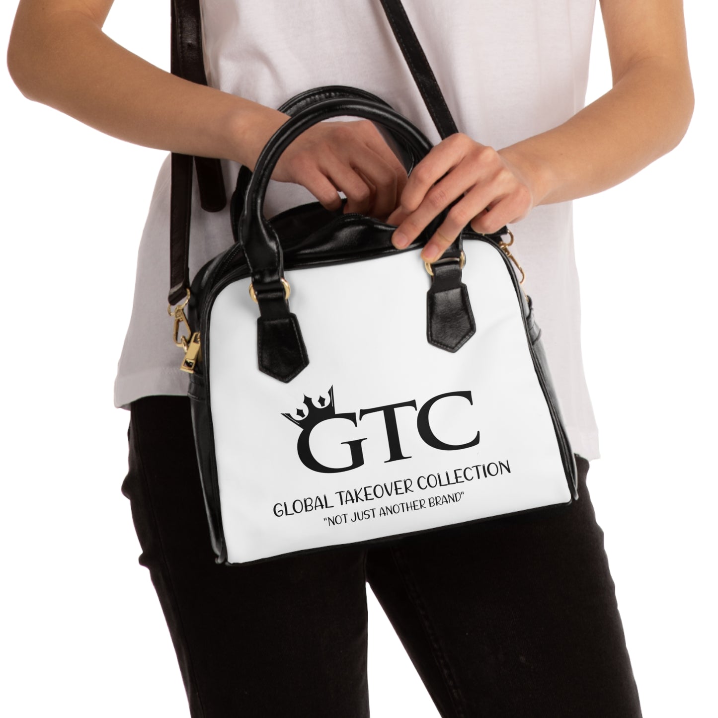 GTC White S1 Shoulder Handbag