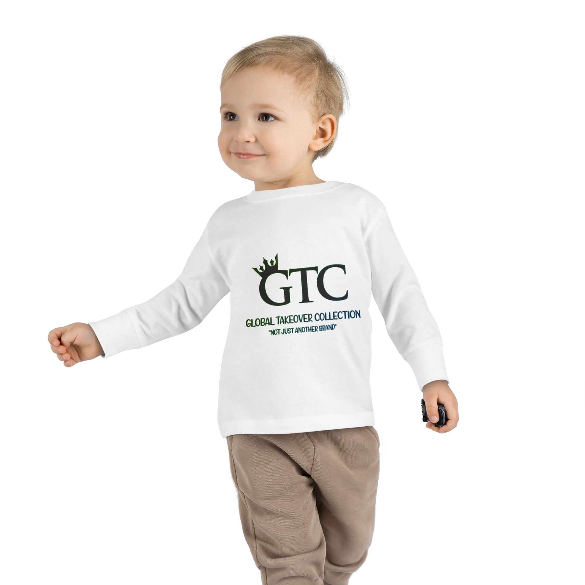 GTC Multi-color Logo Toddler Long Sleeve T-Shirt