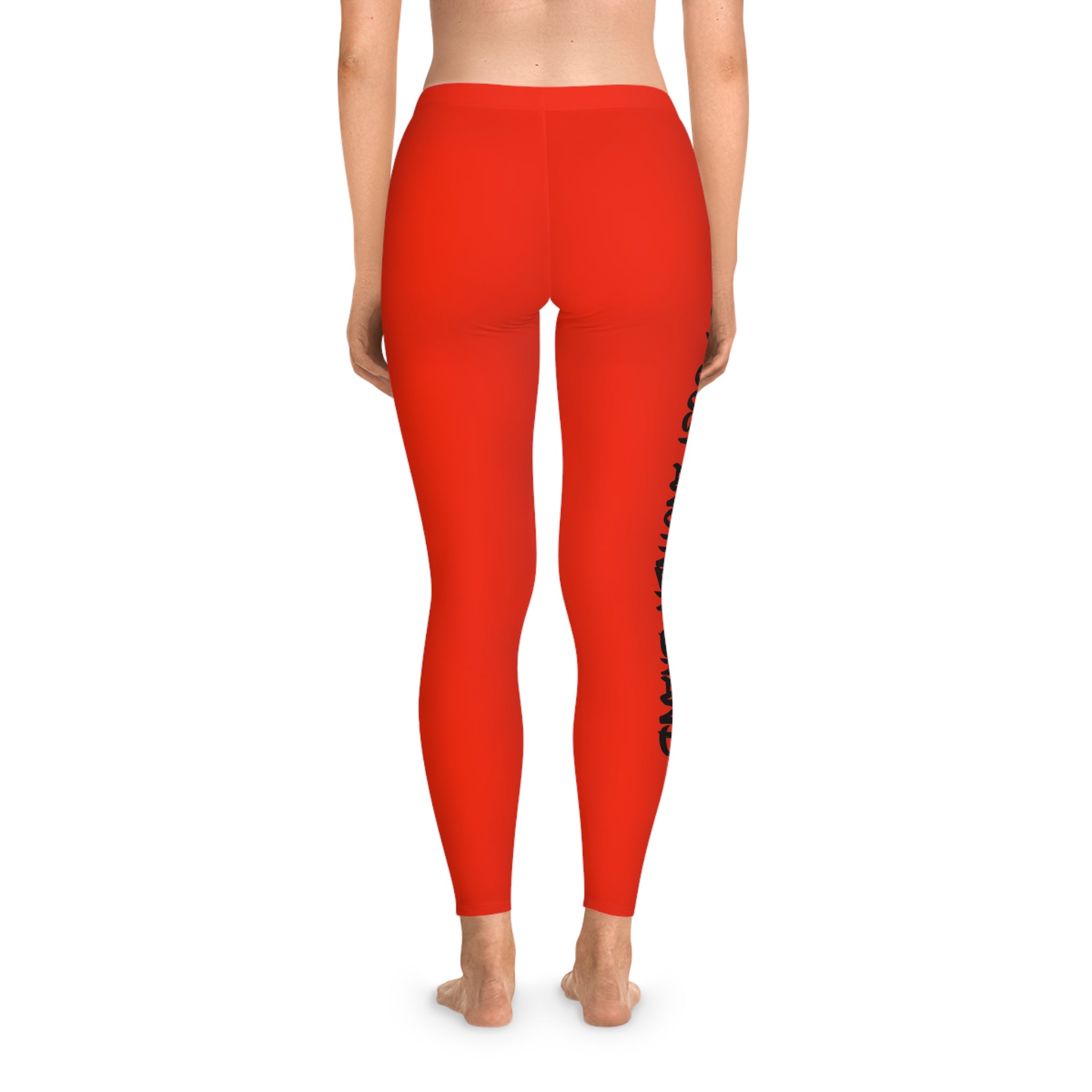 GTC Sports Car Red Slogan Leggings