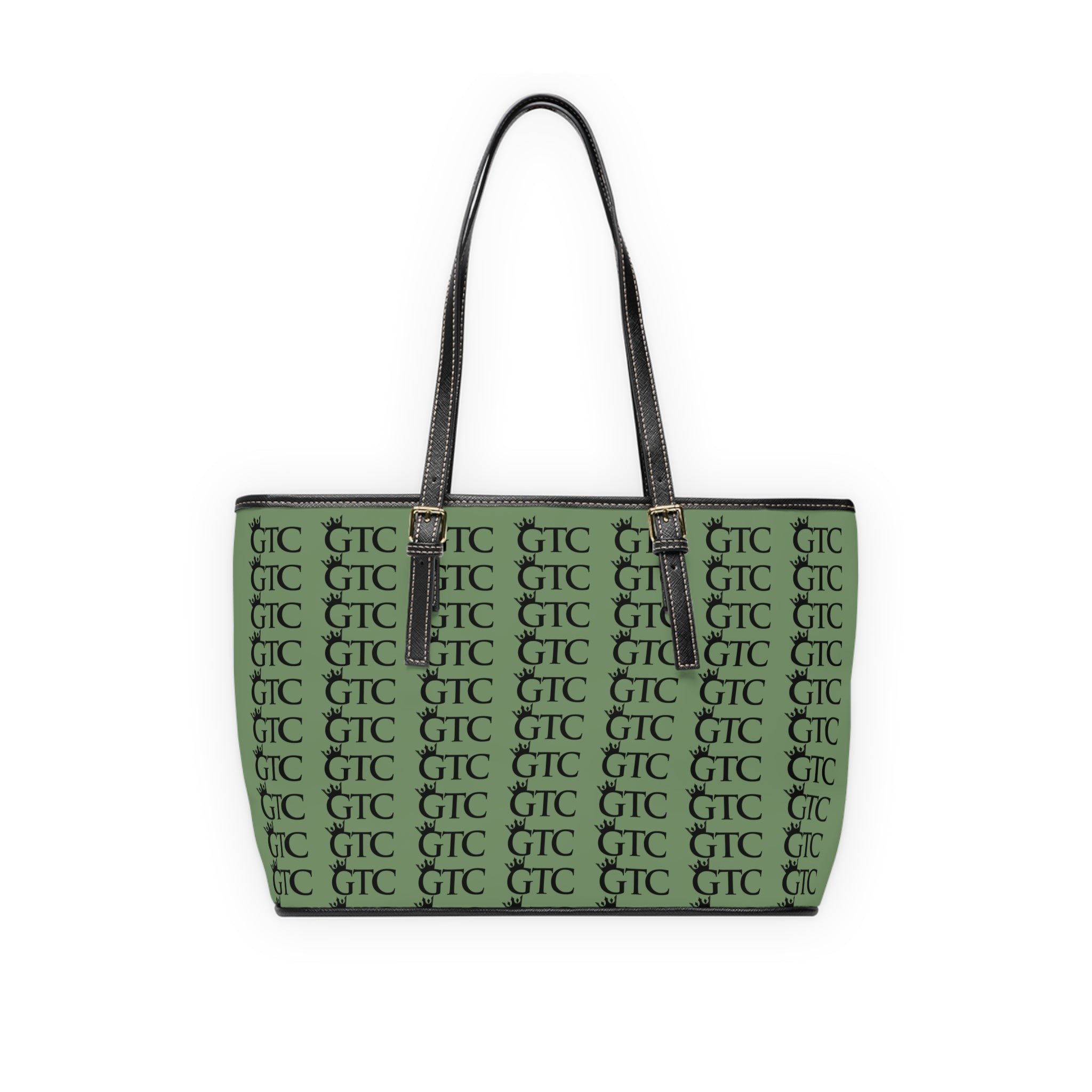 GTC Money Green PU Leather Shoulder Bag