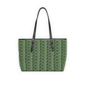 GTC Money Green PU Leather Shoulder Bag