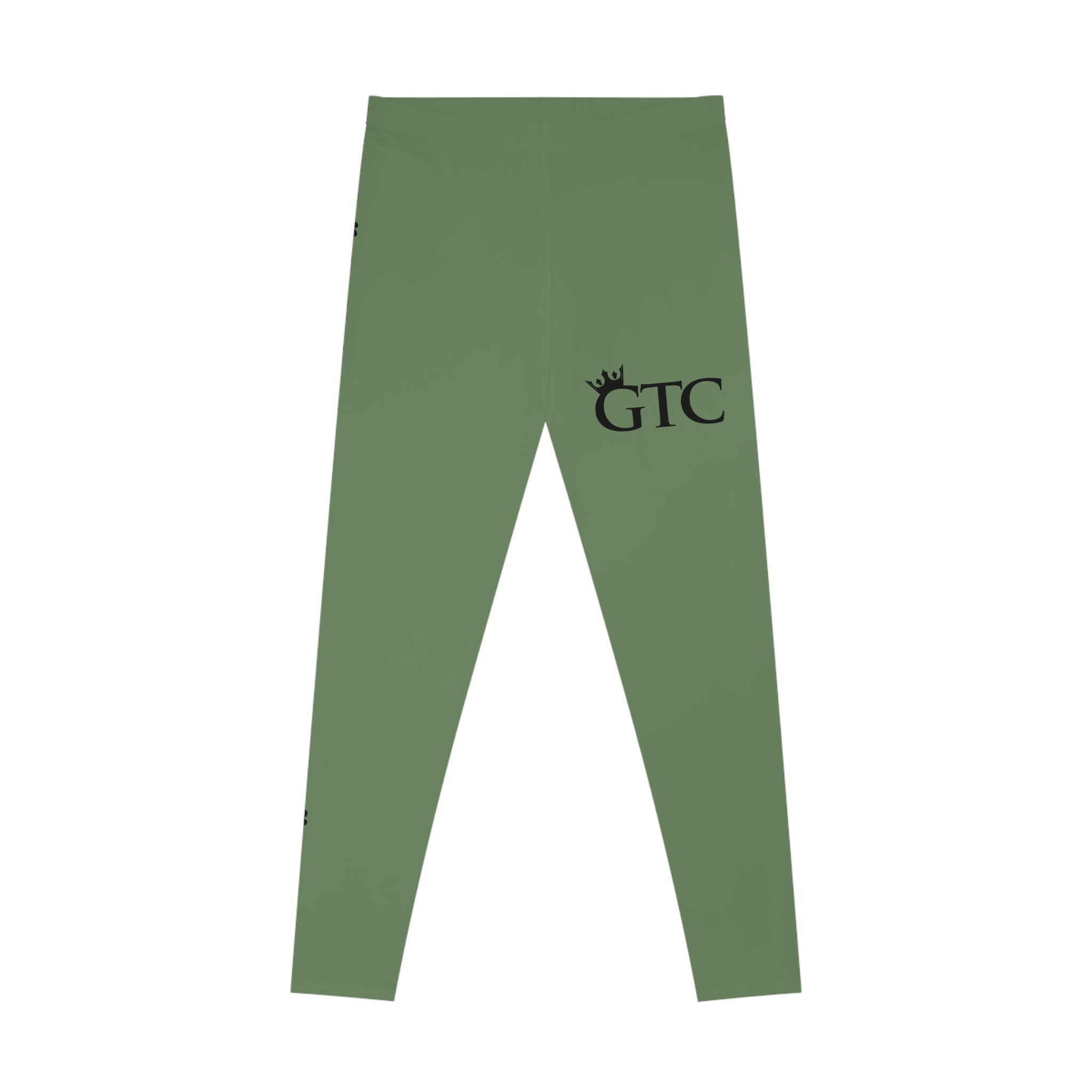 GTC On The Money Green Slogan Leggings