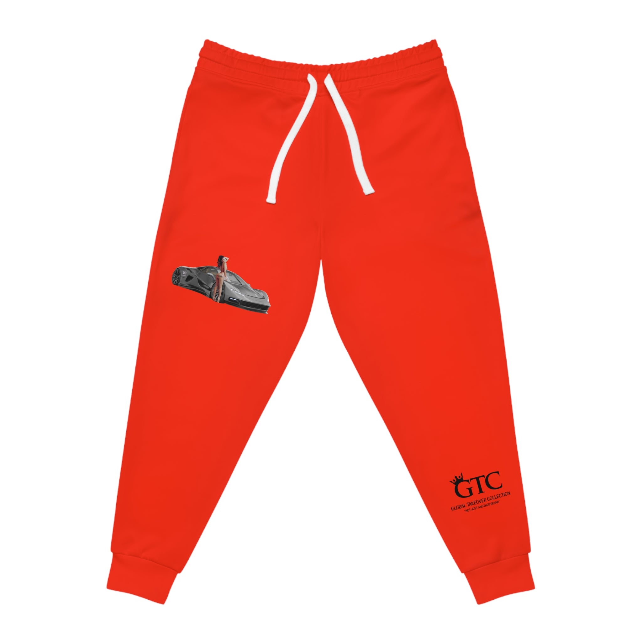 GTC Sports Car Red Athletic Racing Lifestyle Joggers