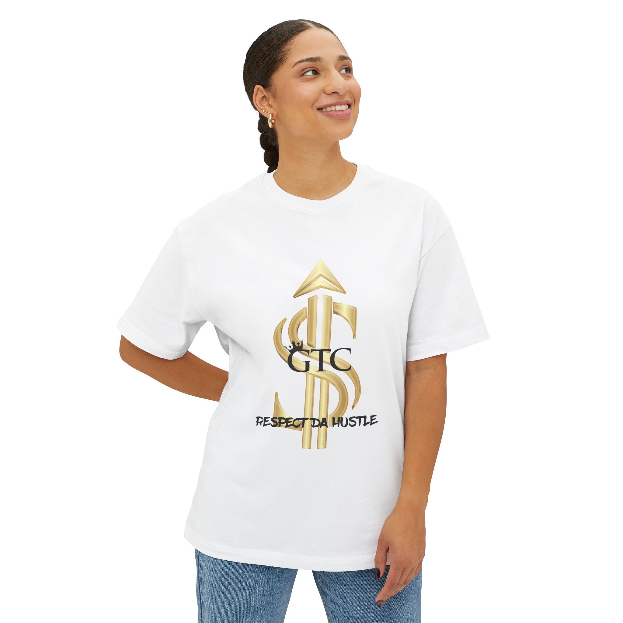 GTC Respect Da Hustle Oversized Boxy T-Shirt