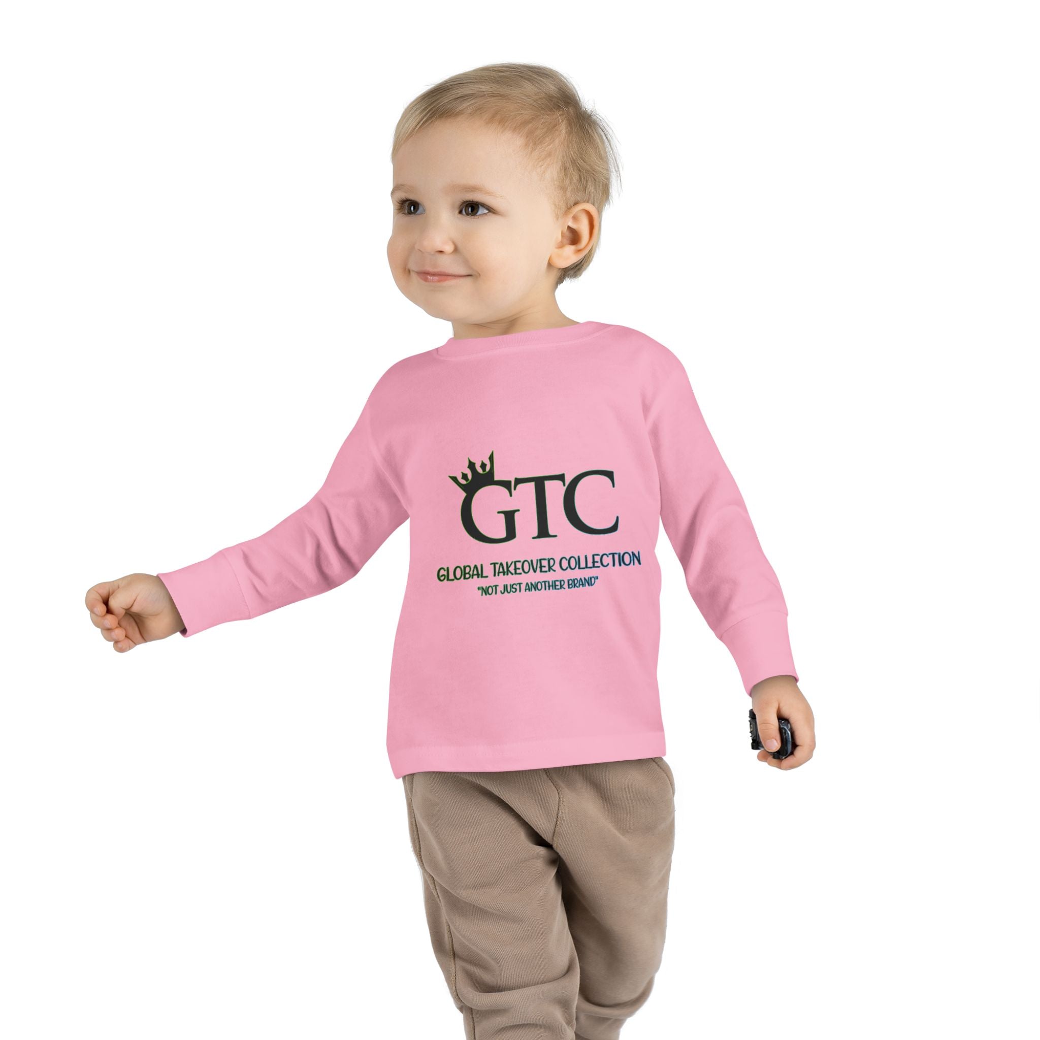 GTC Multi-color Logo Toddler Long Sleeve T-Shirt