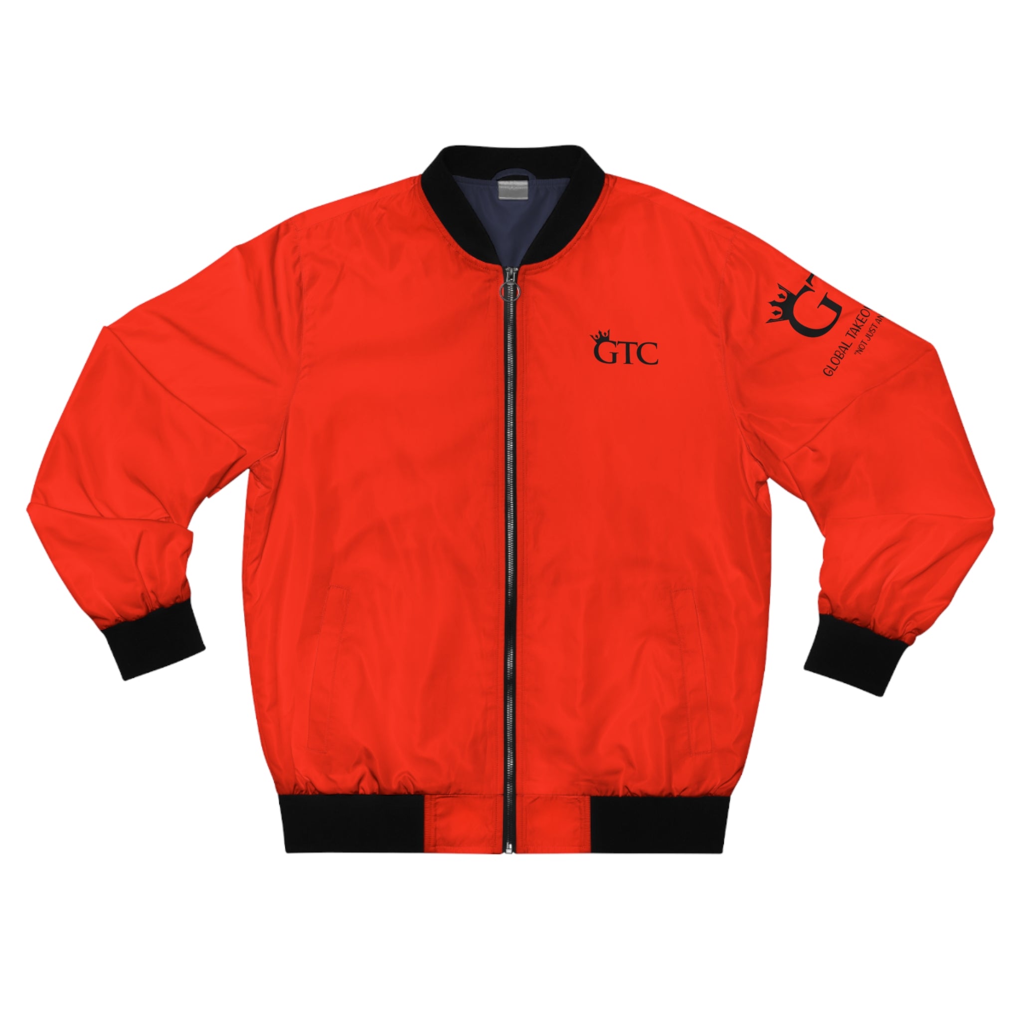GTC Sports Car  Red Fine Art  Bomber Jacket