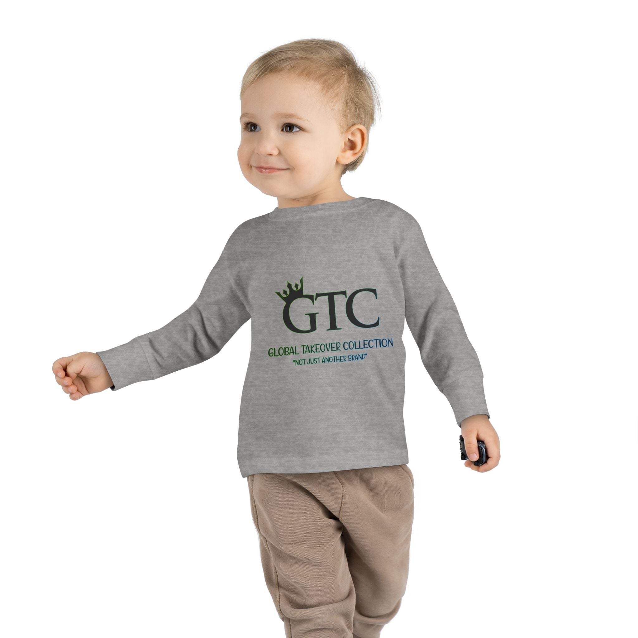 GTC Multi-color Logo Toddler Long Sleeve T-Shirt