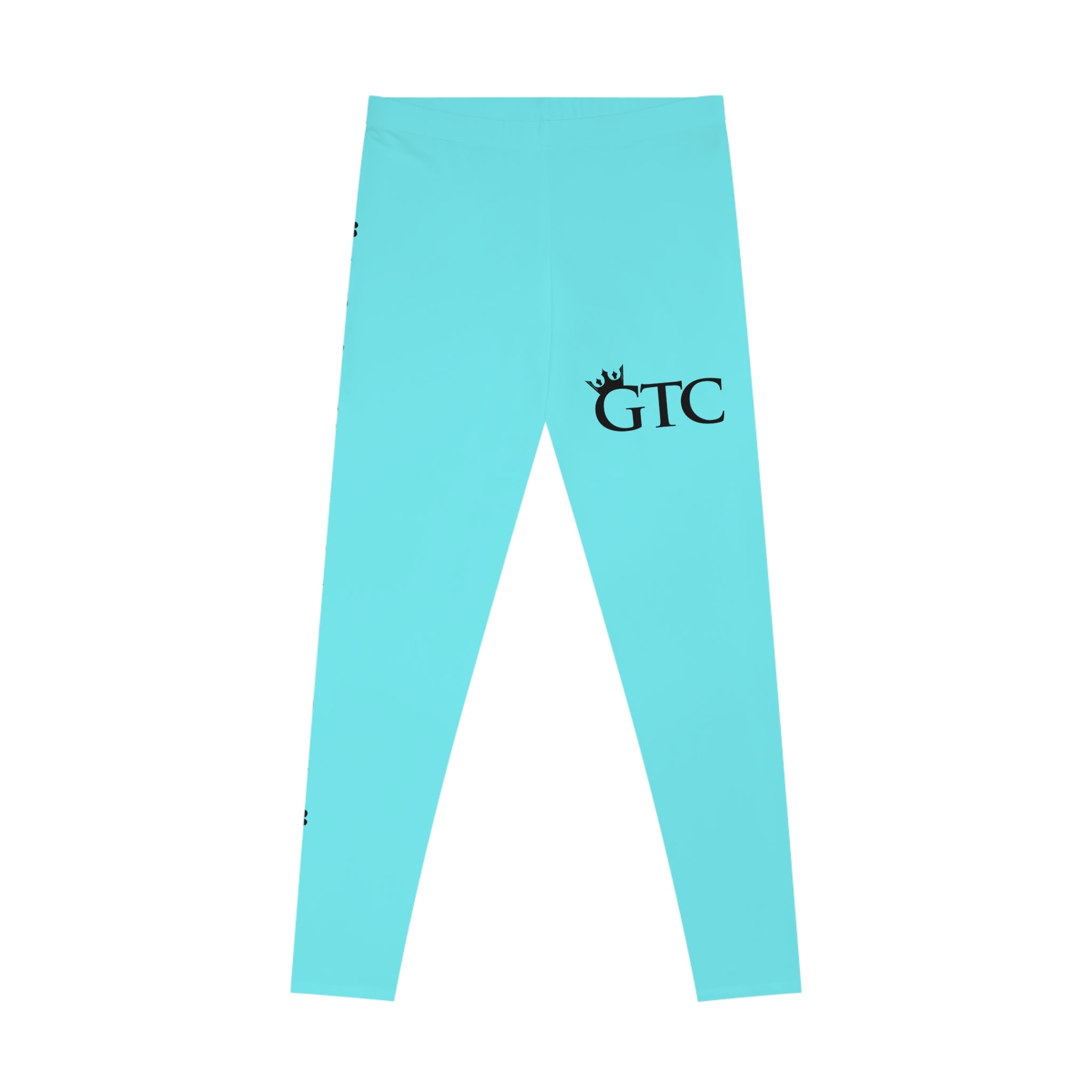GTC Electric Blue Slogan Leggings