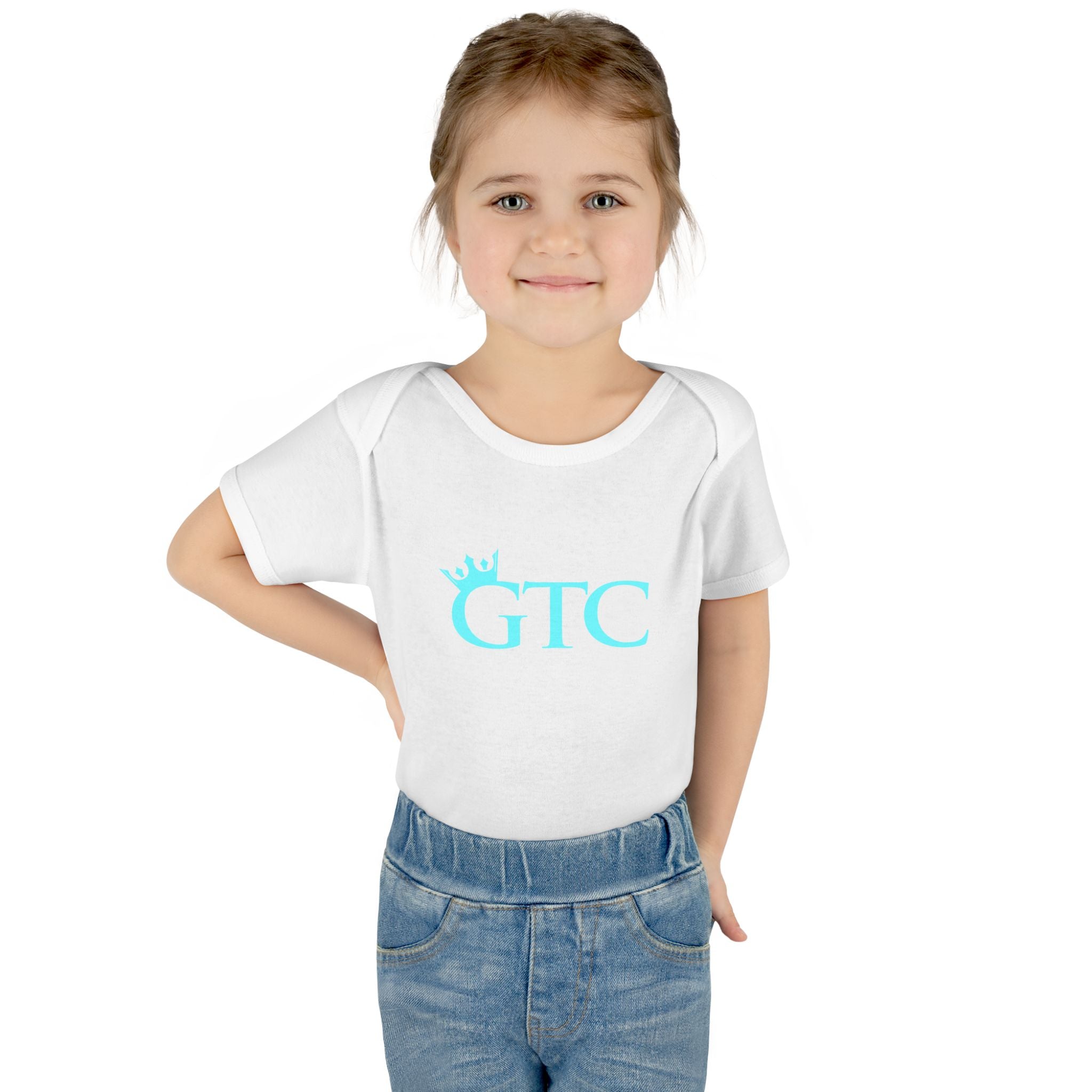 GTC Electric Blue Logo Babies Bodysuit