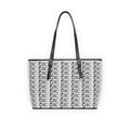 GTC Royal Silver Multi Logo PU Leather Shoulder Bag