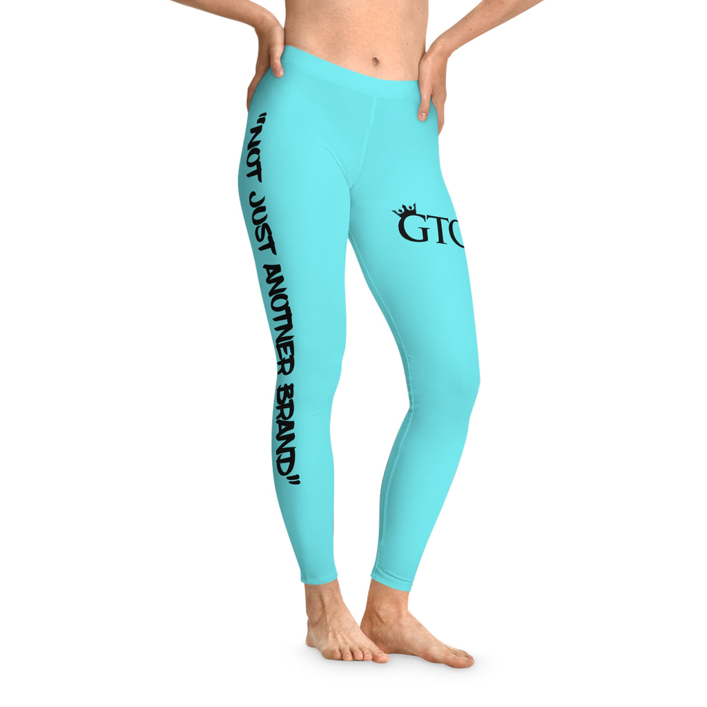 GTC Electric Blue Slogan Leggings