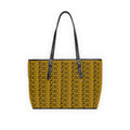 GTC 24k Gold Multi Logo PU Leather Shoulder Bag