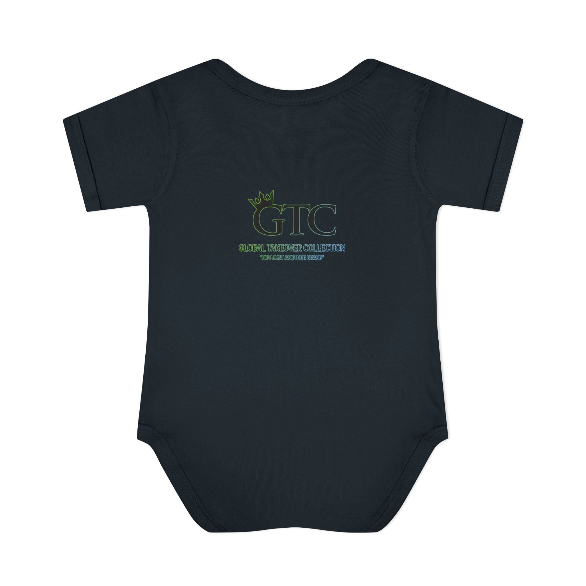 GTC Multi-Color Slogan & Logo Babies Bodysuit