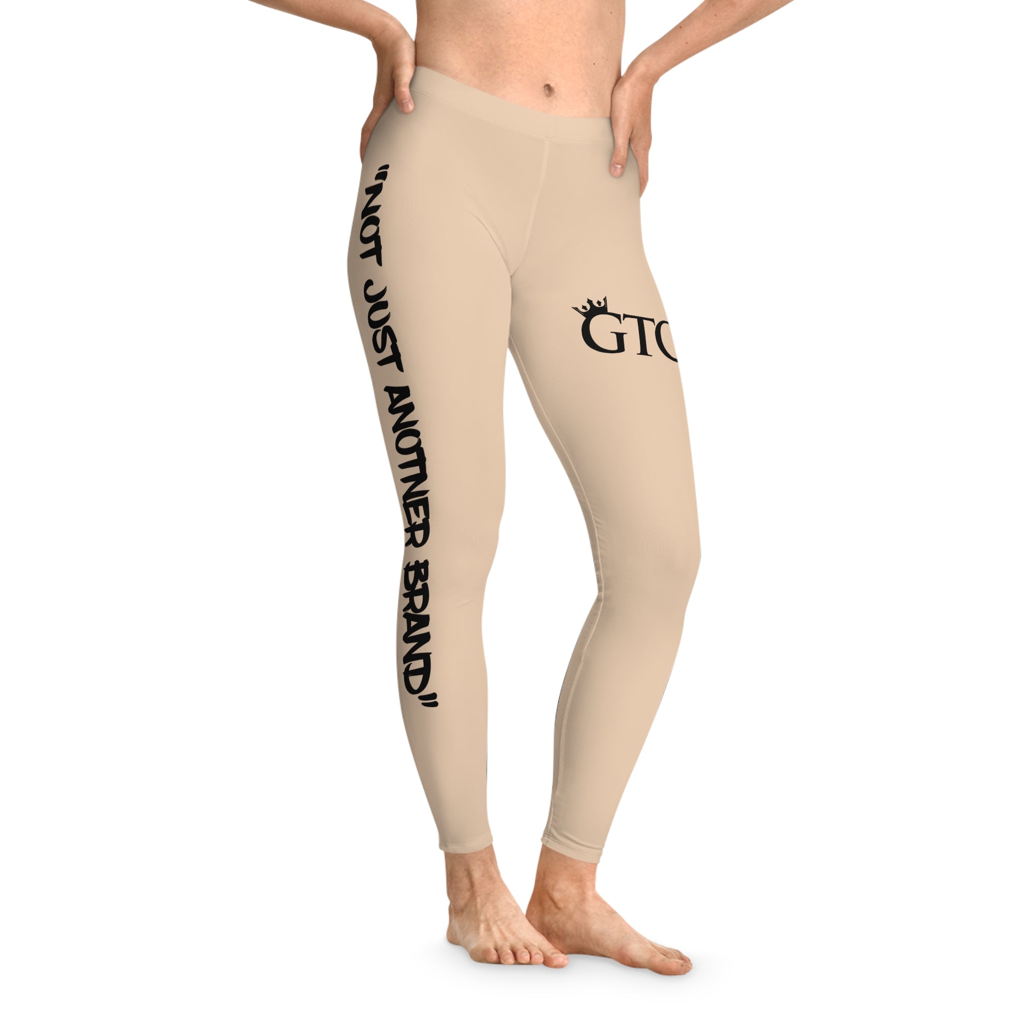 GTC Nude Slogan Leggings