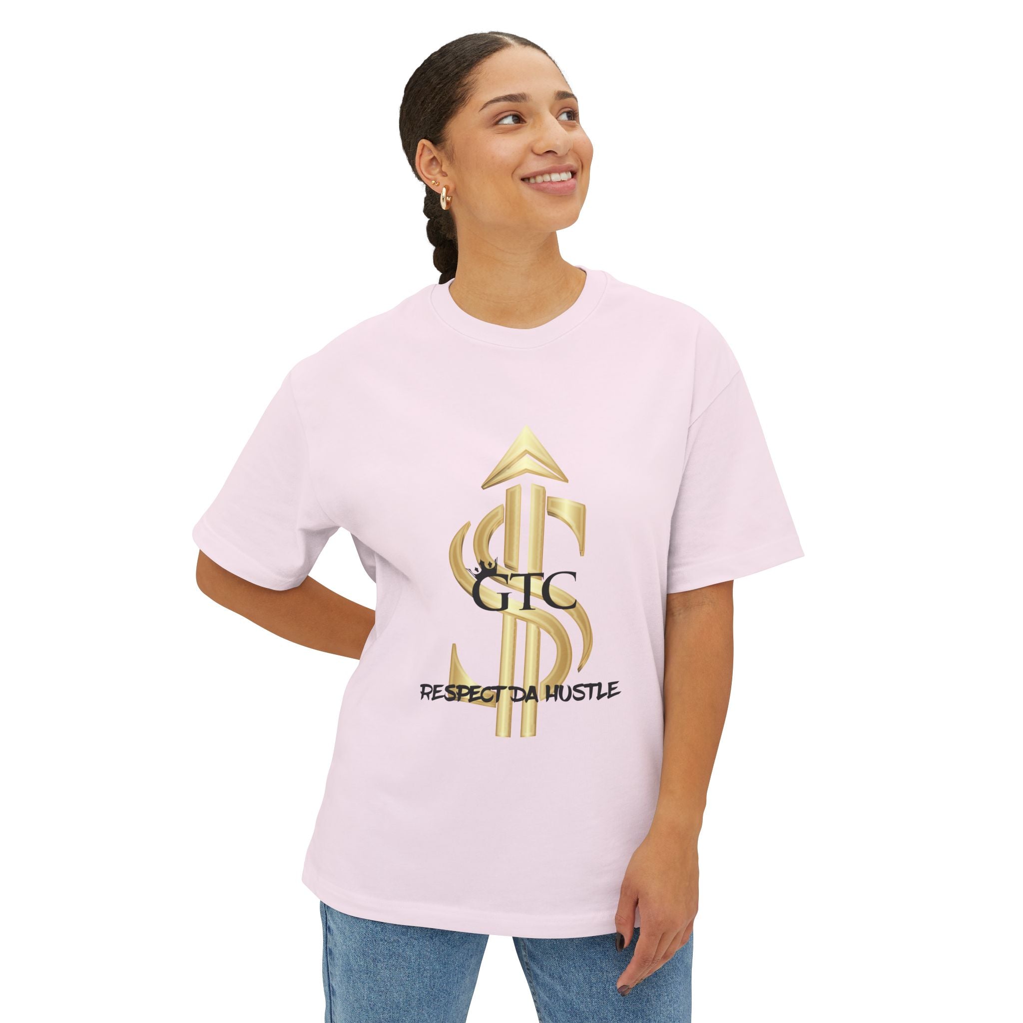 GTC Respect Da Hustle Oversized Boxy T-Shirt