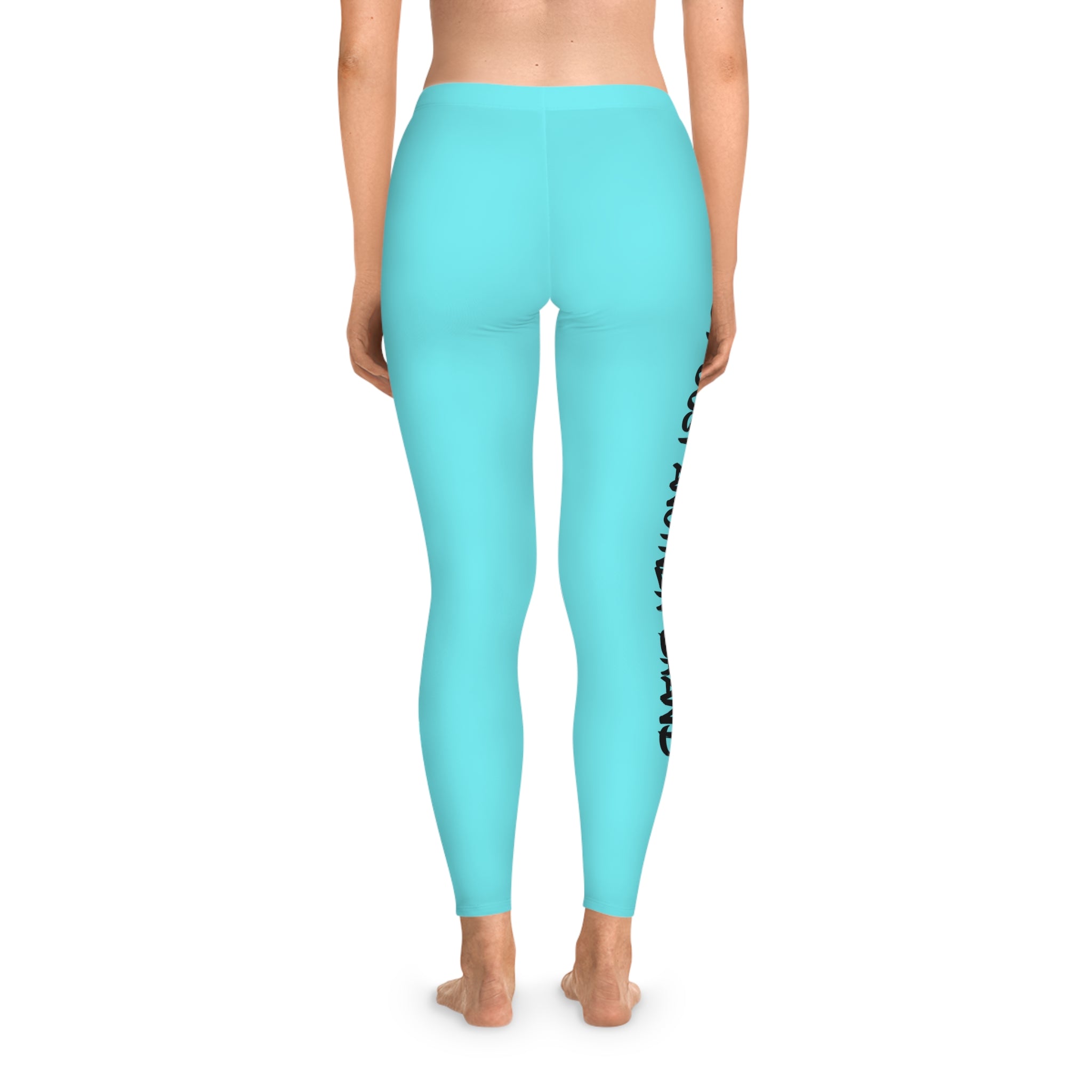 GTC Electric Blue Slogan Leggings