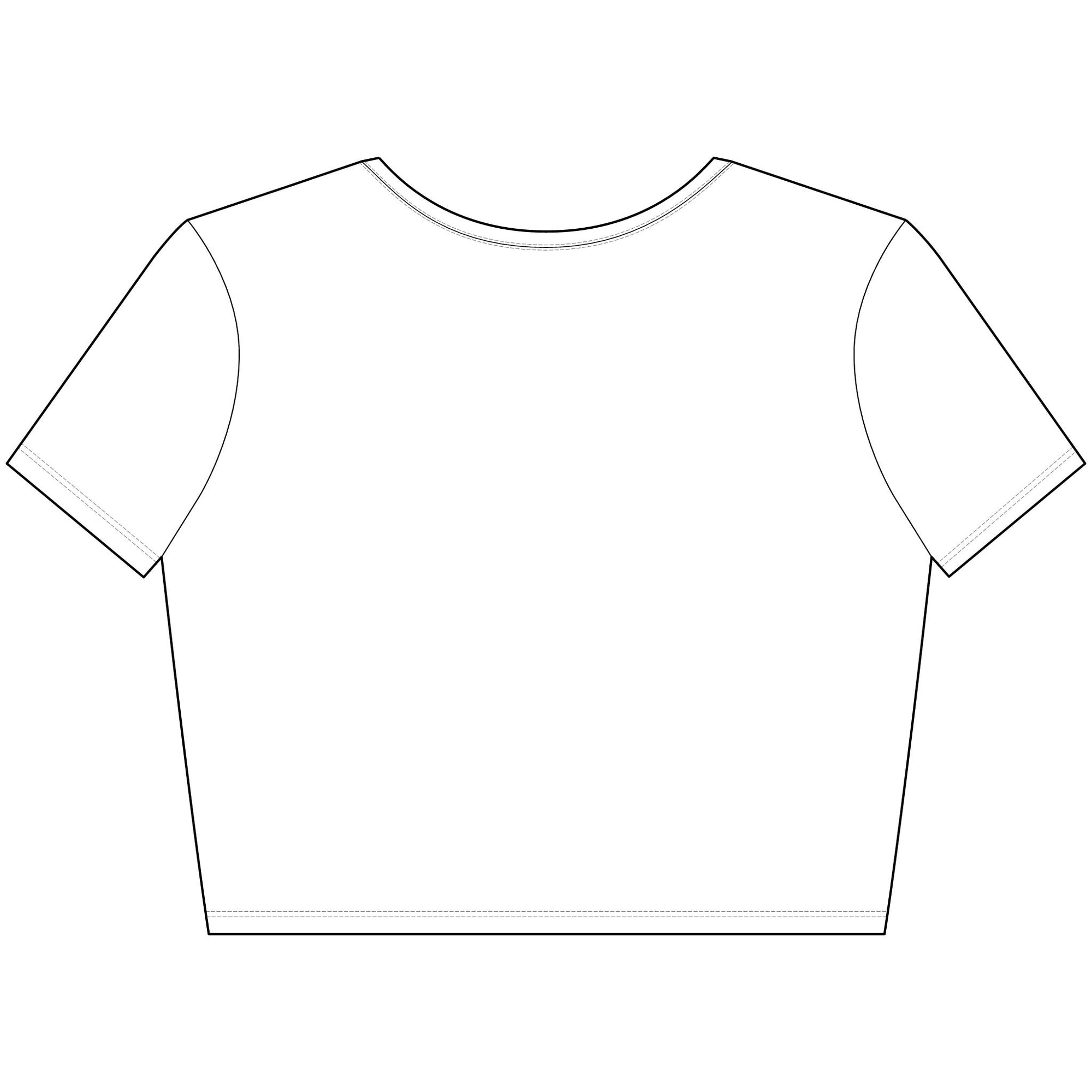 GTC Logo & Slogan Crop T-shirt