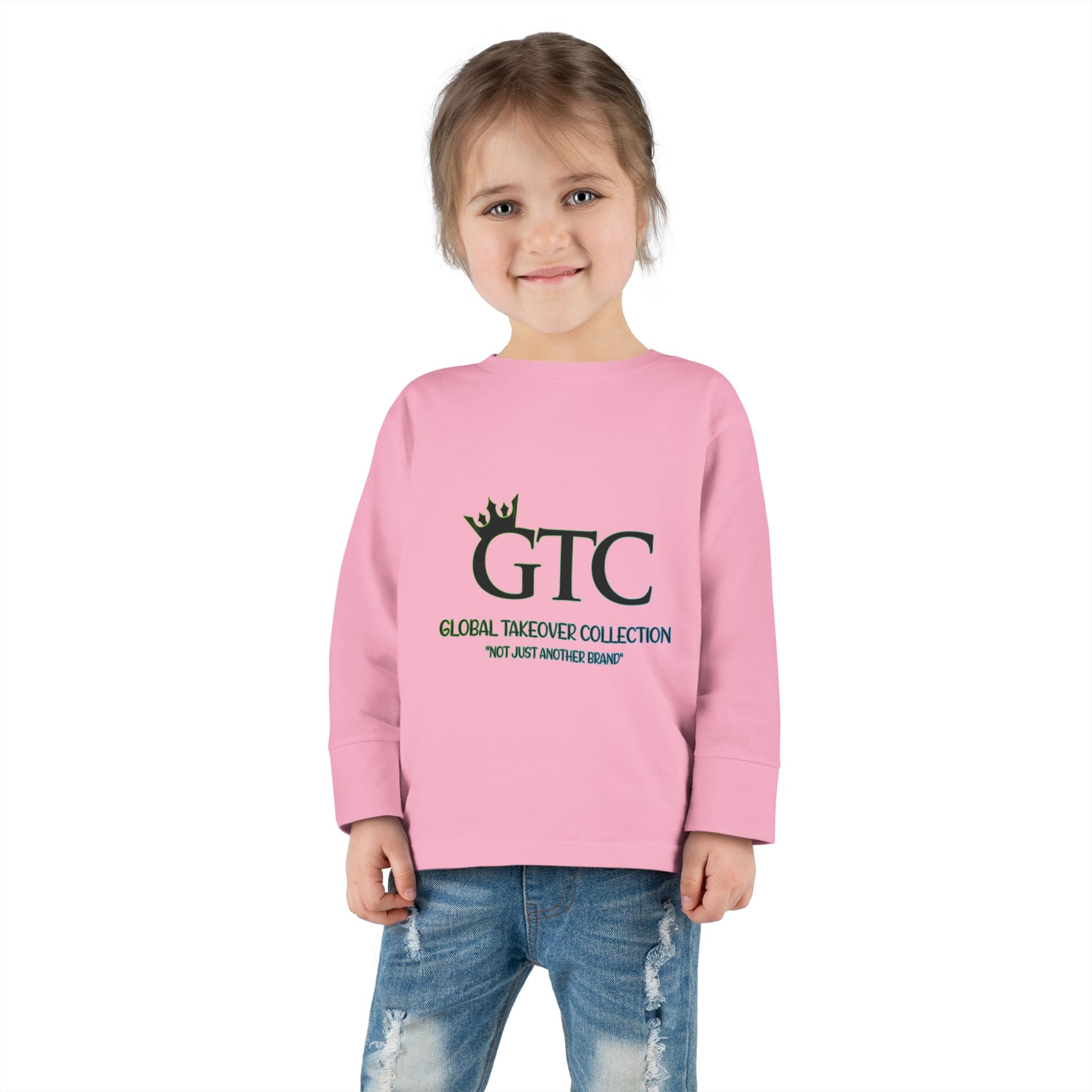 GTC Multi-color Logo Toddler Long Sleeve T-Shirt