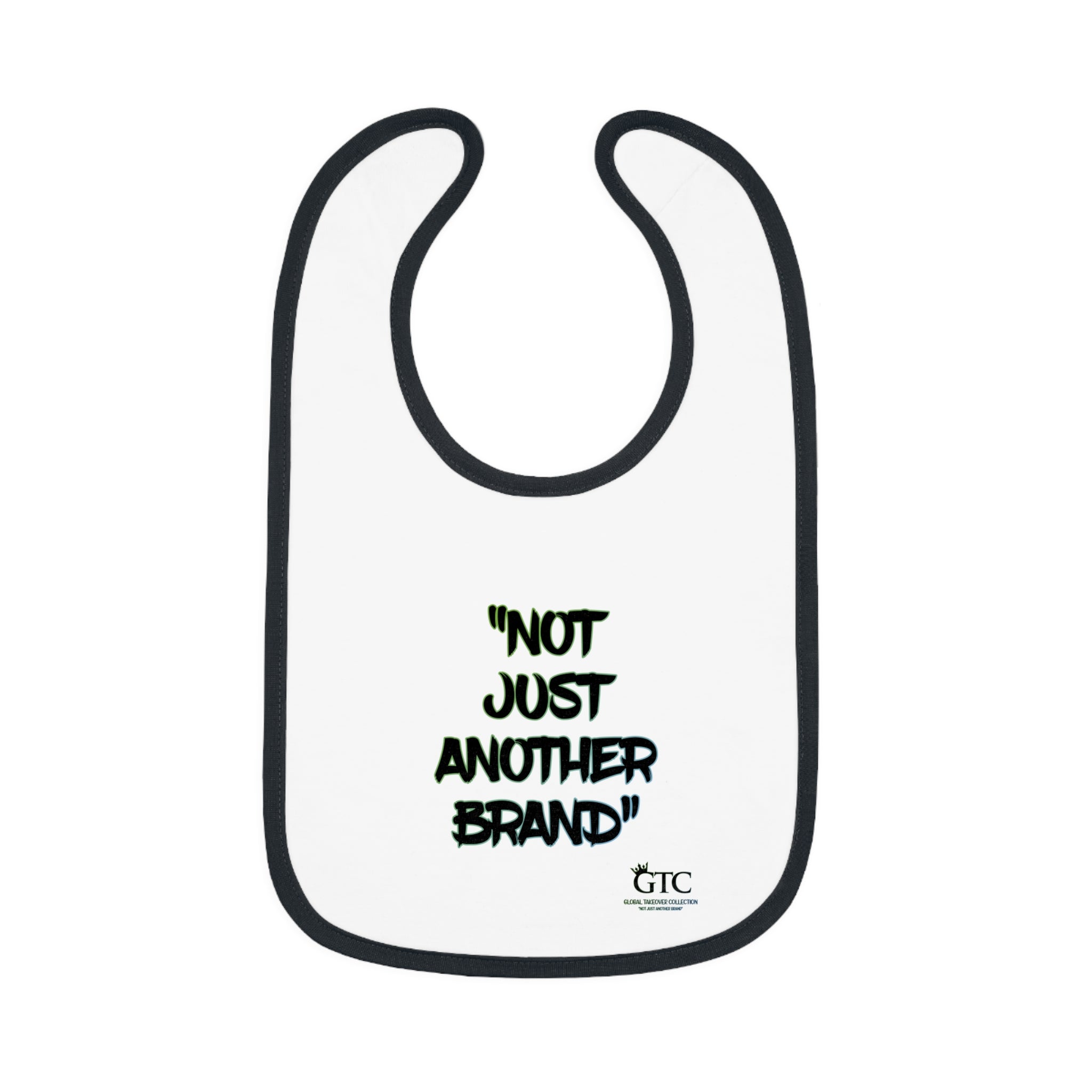 GTC Blue & Green Slogan Babies Bib