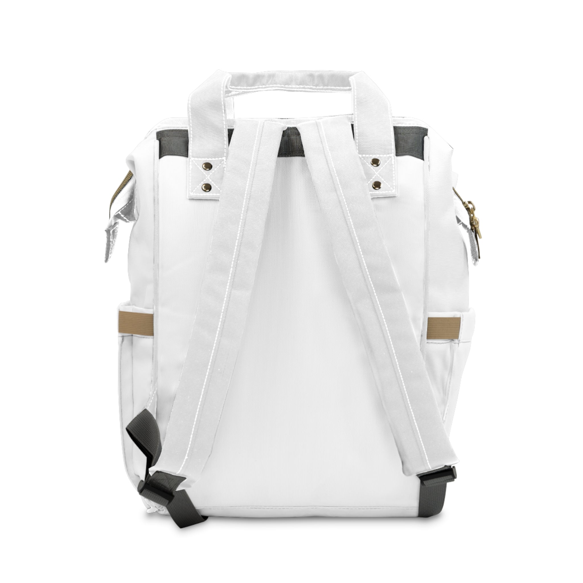 GTC White Multifunctional Diaper Backpack