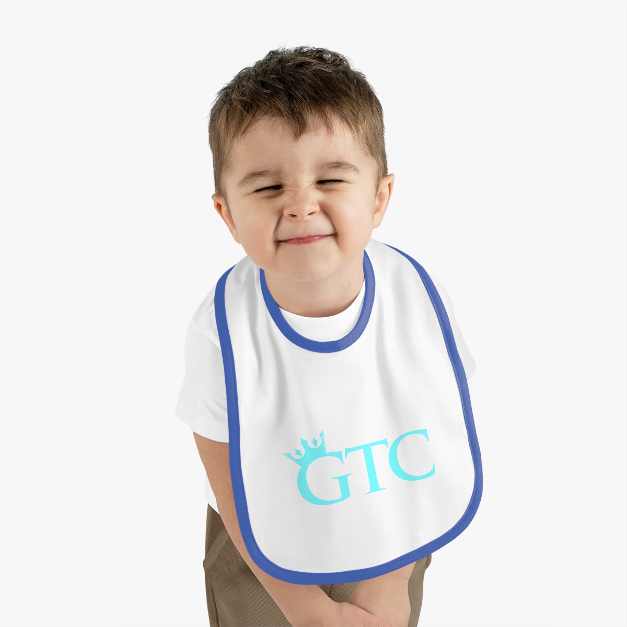GTC Electric Blue Logo Babies Bib