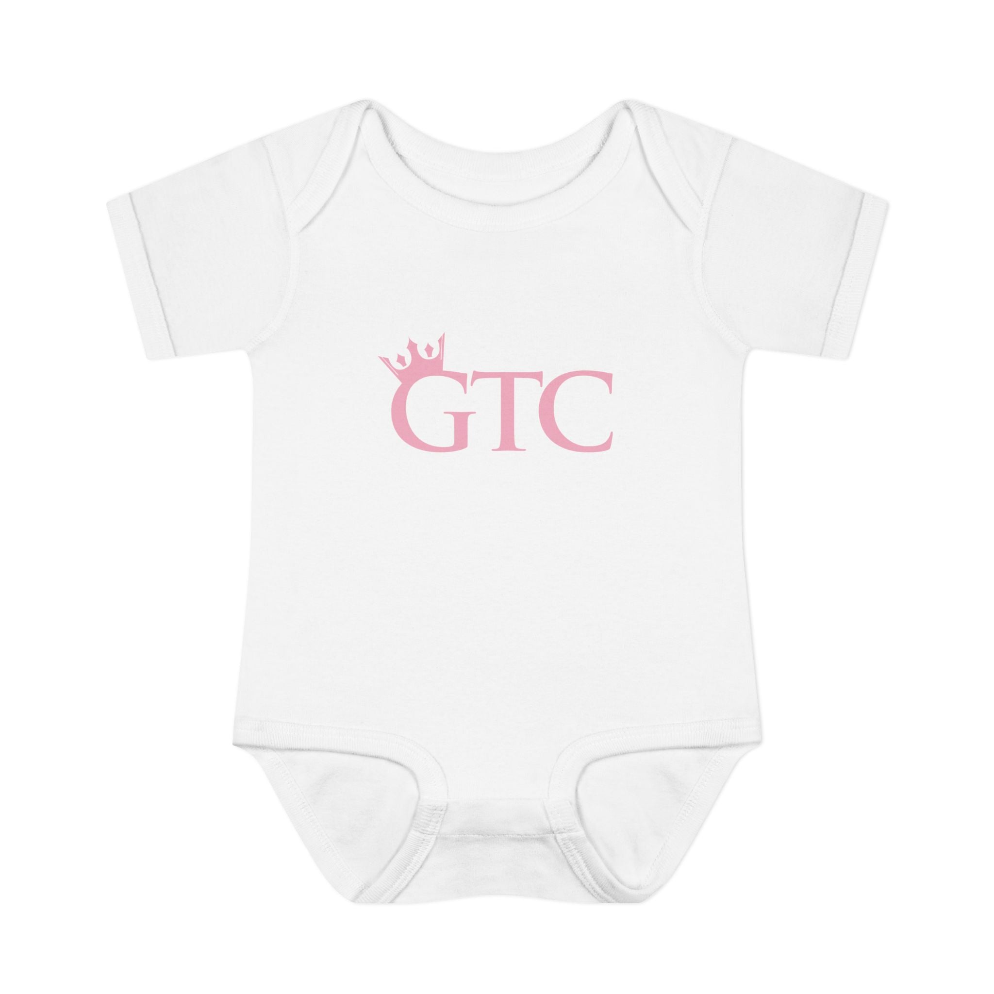 GTC Royal Pink Logo Babies Bodysuit