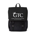 GTC Logo & Slogan Unisex Casual  Backpack - Stylish Everyday Bag, Perfect for School, Work, Travel, Gifting, Teen Essentials