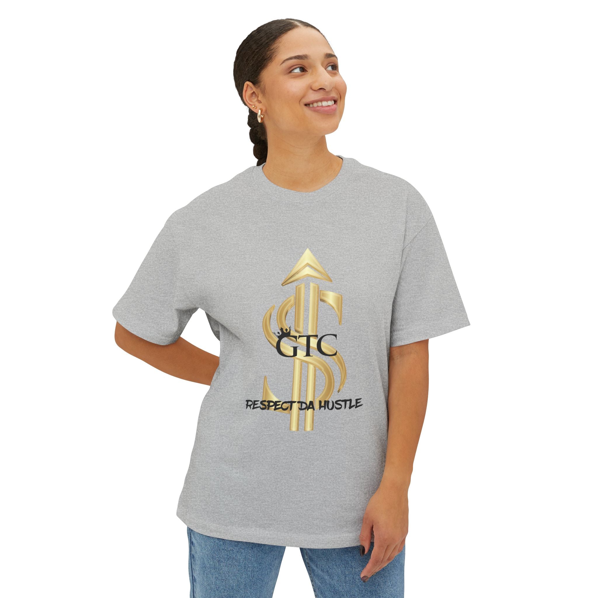 GTC Respect Da Hustle Oversized Boxy T-Shirt