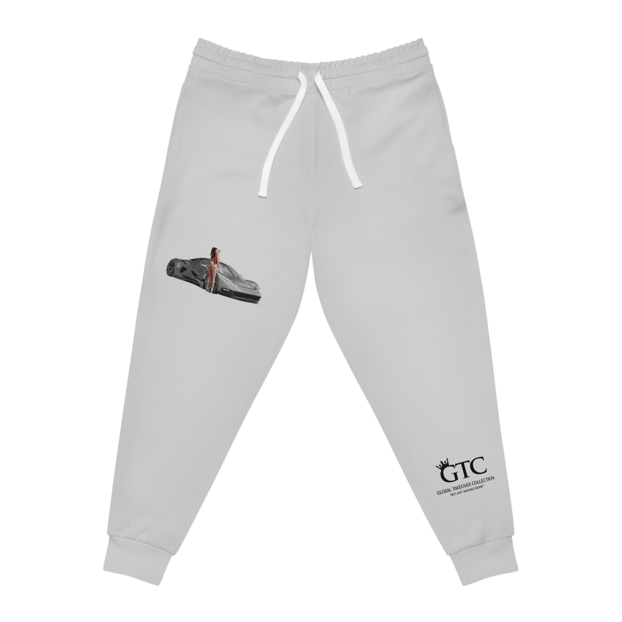 GTC Royal Silver Athletic Racing Lifestyle Joggers