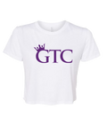 GTC Purple Elite Performance Workout Crop T-Shirt
