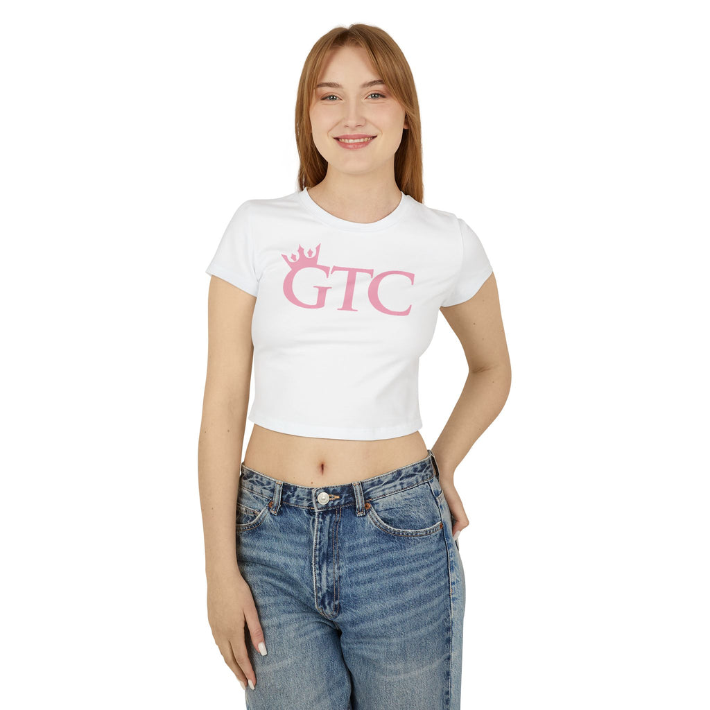 GTC Royal Pink Elite Performance Workout Crop T-Shirt