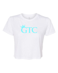 GTC Electric Blue Elite Performance Workout Crop T-Shirt