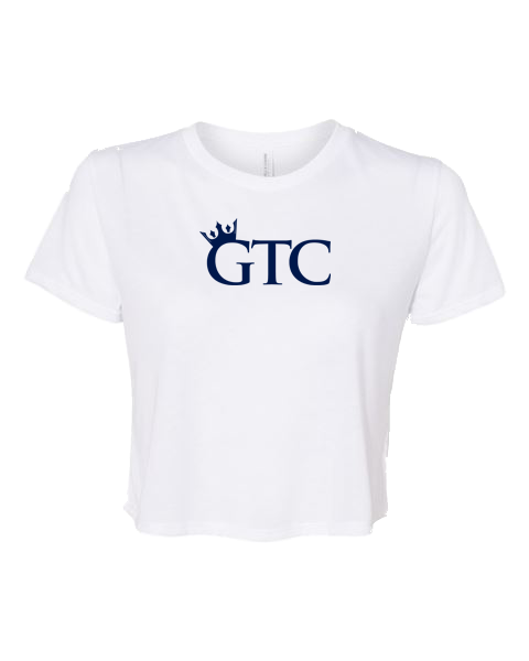 GTC Midnight Navy Elite Performance Workout Crop T-Shirt
