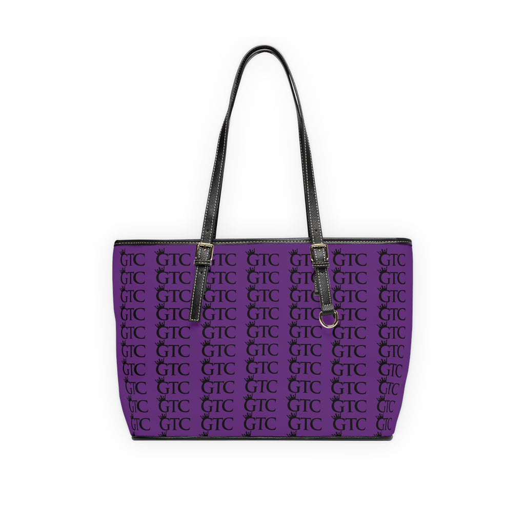 GTC Magic Purple PU Leather Shoulder Bag