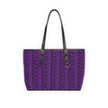 GTC Magic Purple PU Leather Shoulder Bag