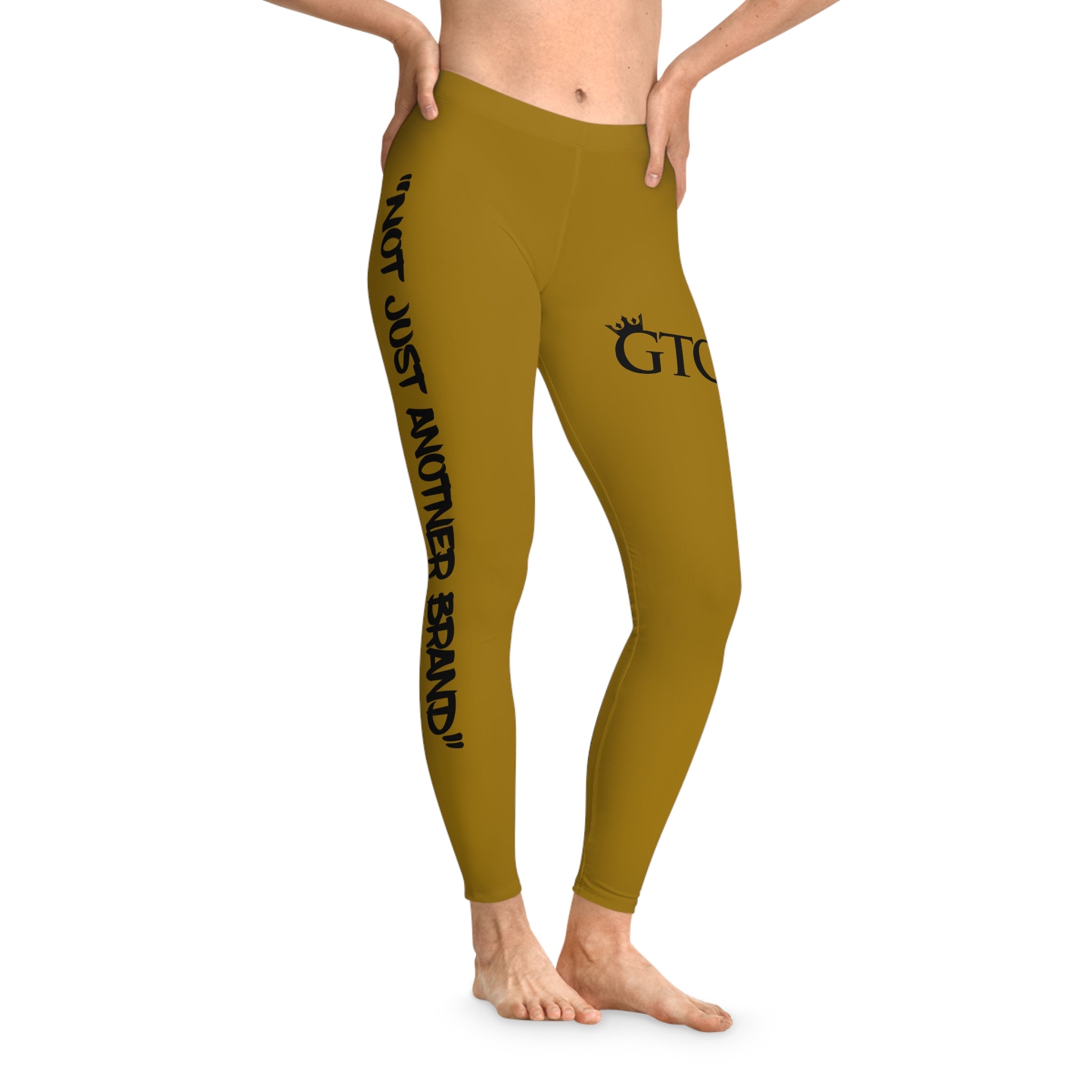 GTC 24k Gold Slogan Leggings