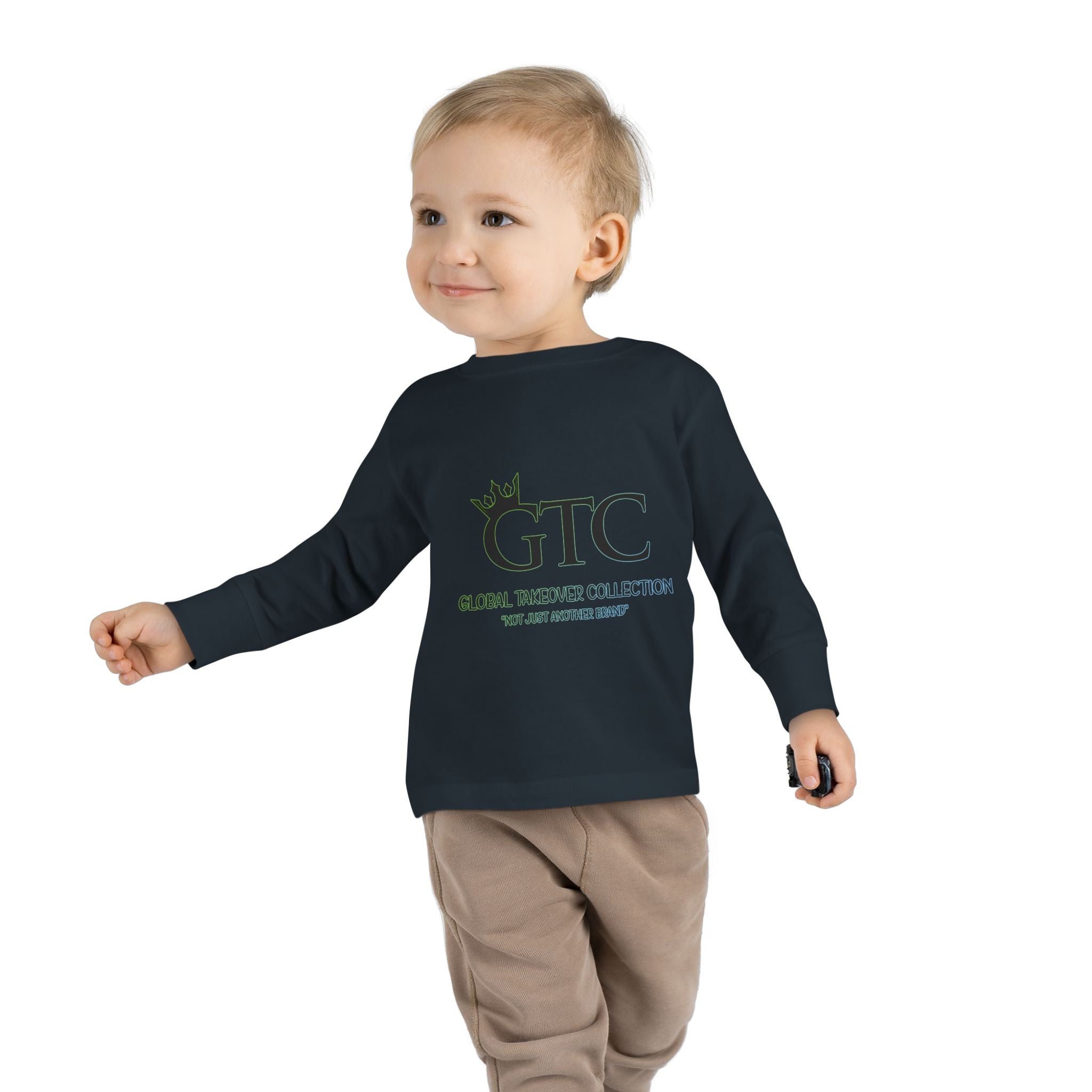 GTC Multi-color Logo Toddler Long Sleeve T-Shirt