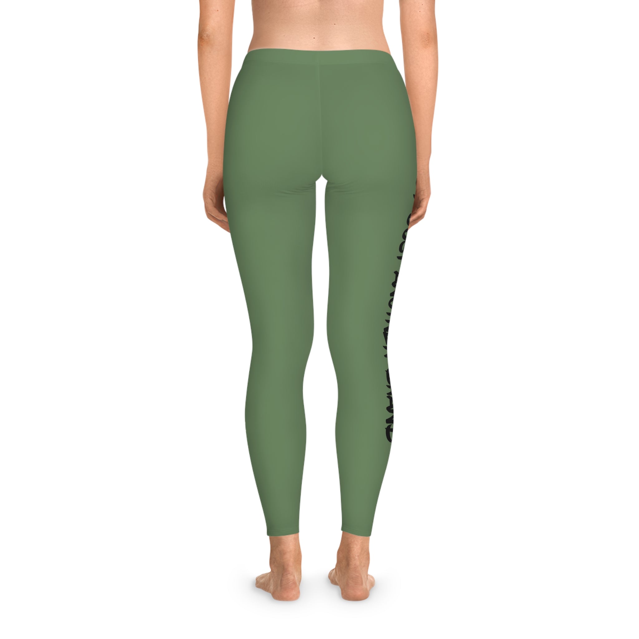 GTC On The Money Green Slogan Leggings