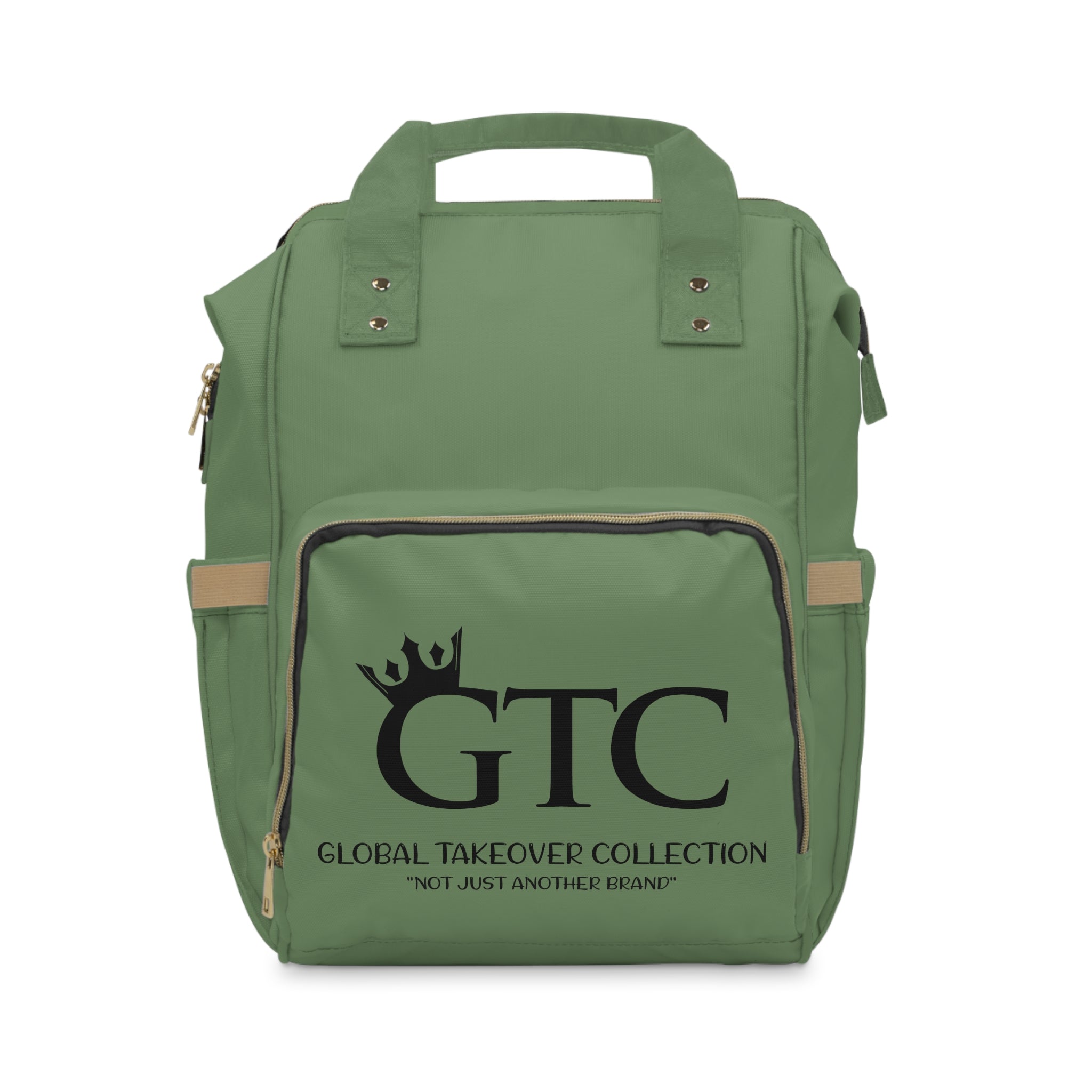 GTC On The Money Green Multifunctional Diaper Backpack