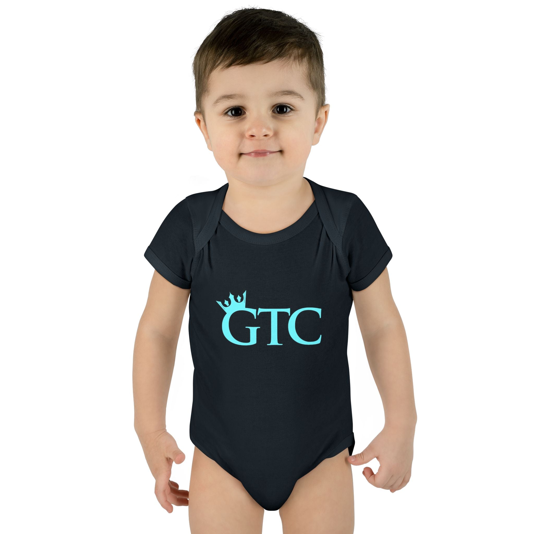 GTC Electric Blue Logo Babies Bodysuit
