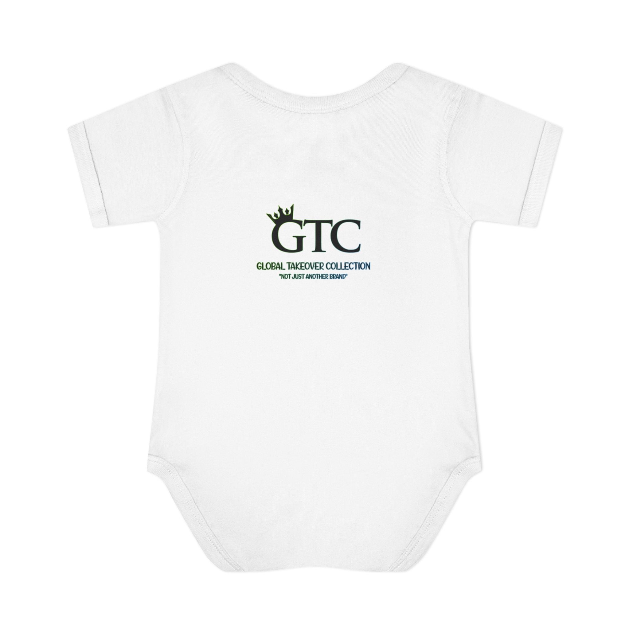GTC Multi-Color Slogan & Logo Babies Bodysuit
