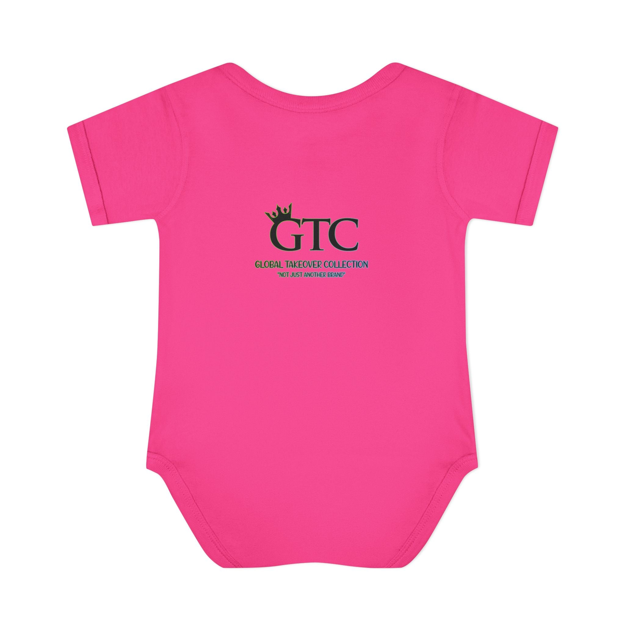 GTC Multi-Color Slogan & Logo Babies Bodysuit