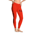 GTC Sports Car Red Slogan Leggings