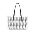 GTC White PU Leather Shoulder Bag