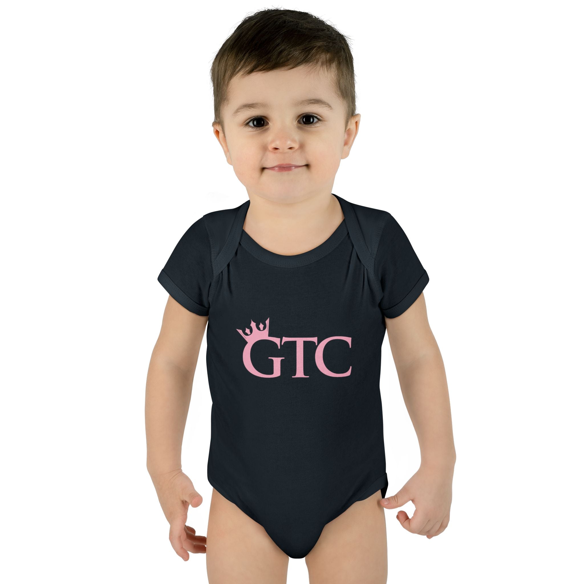 GTC Royal Pink Logo Babies Bodysuit
