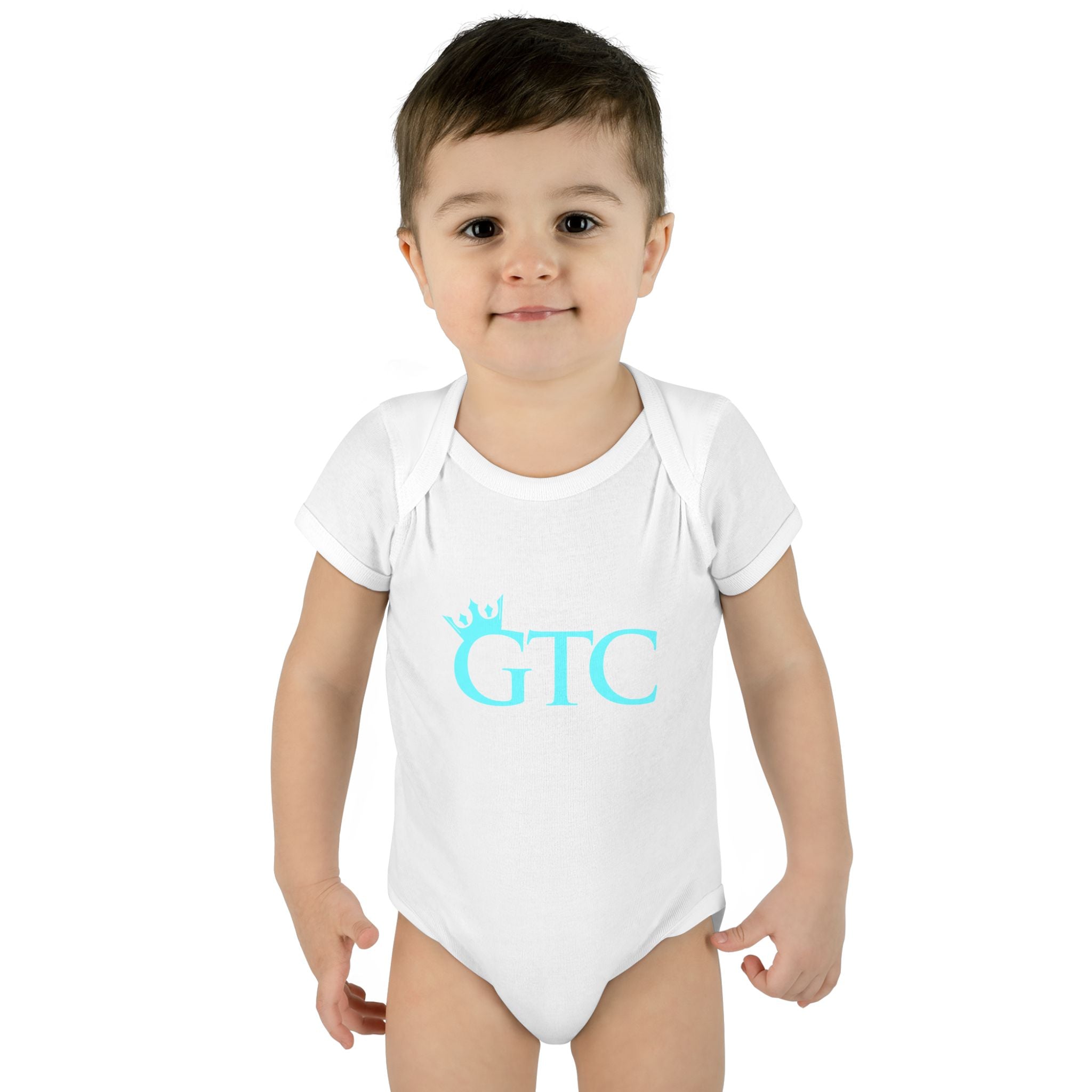GTC Electric Blue Logo Babies Bodysuit