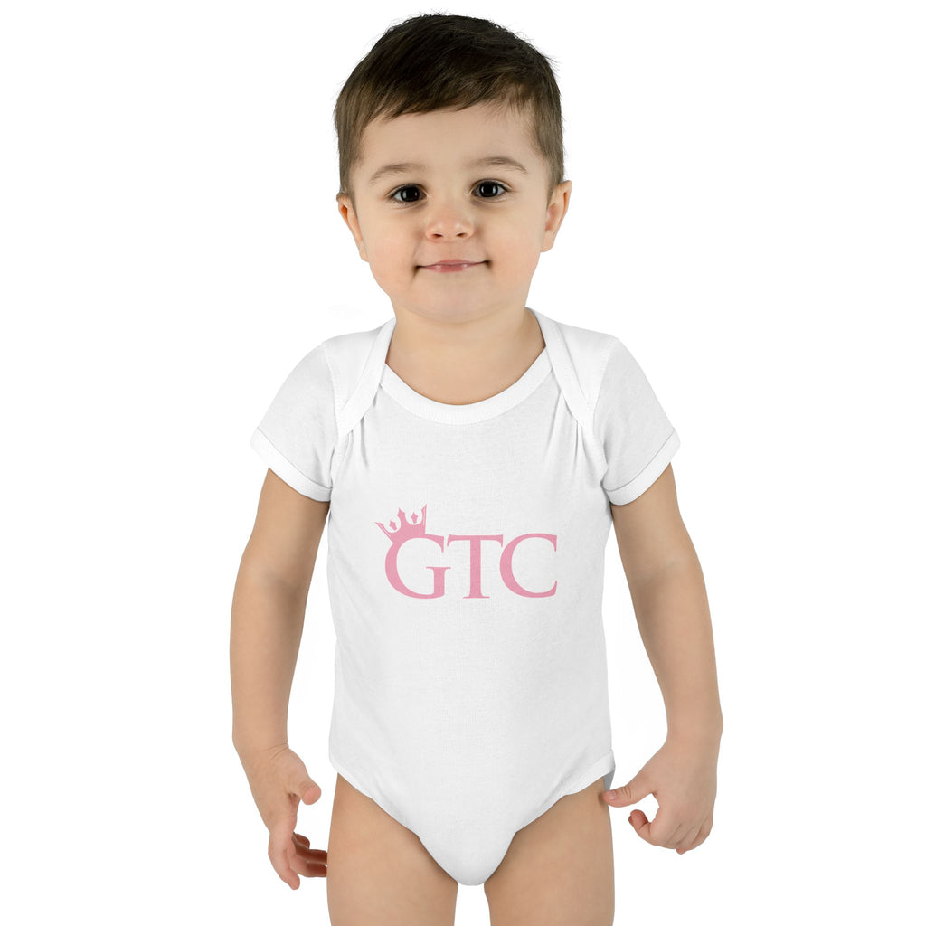 GTC Royal Pink Logo Babies Bodysuit