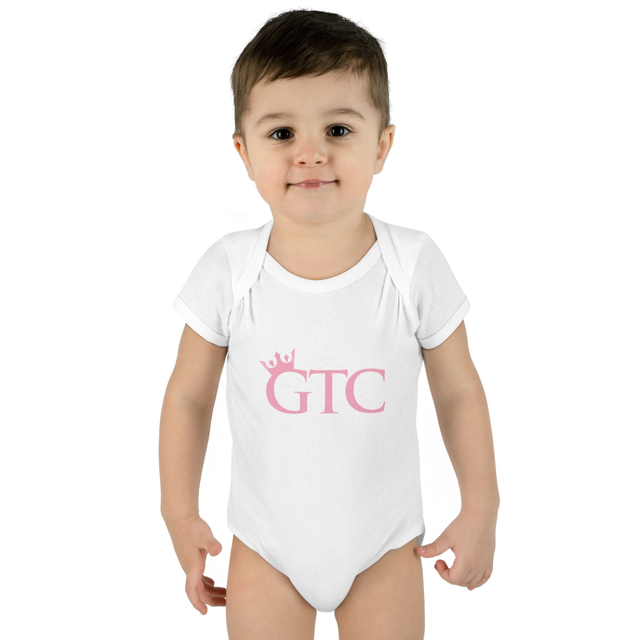 GTC Royal Pink Logo Babies Bodysuit