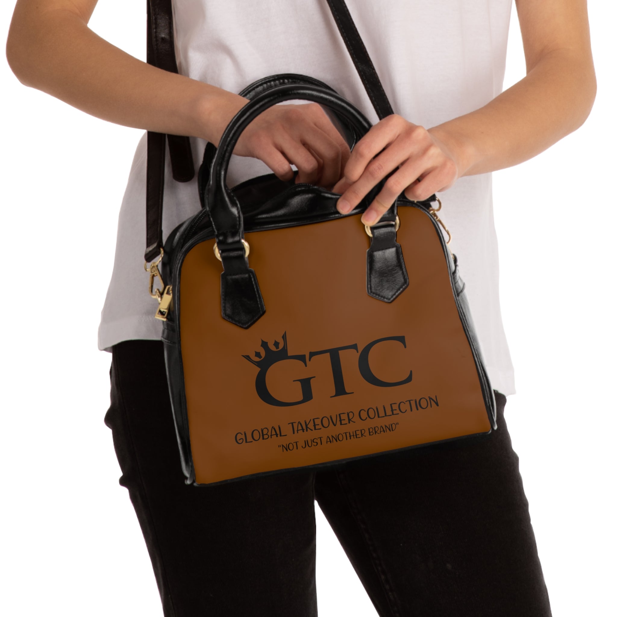 GTC Chocolate S1 Shoulder Handbag